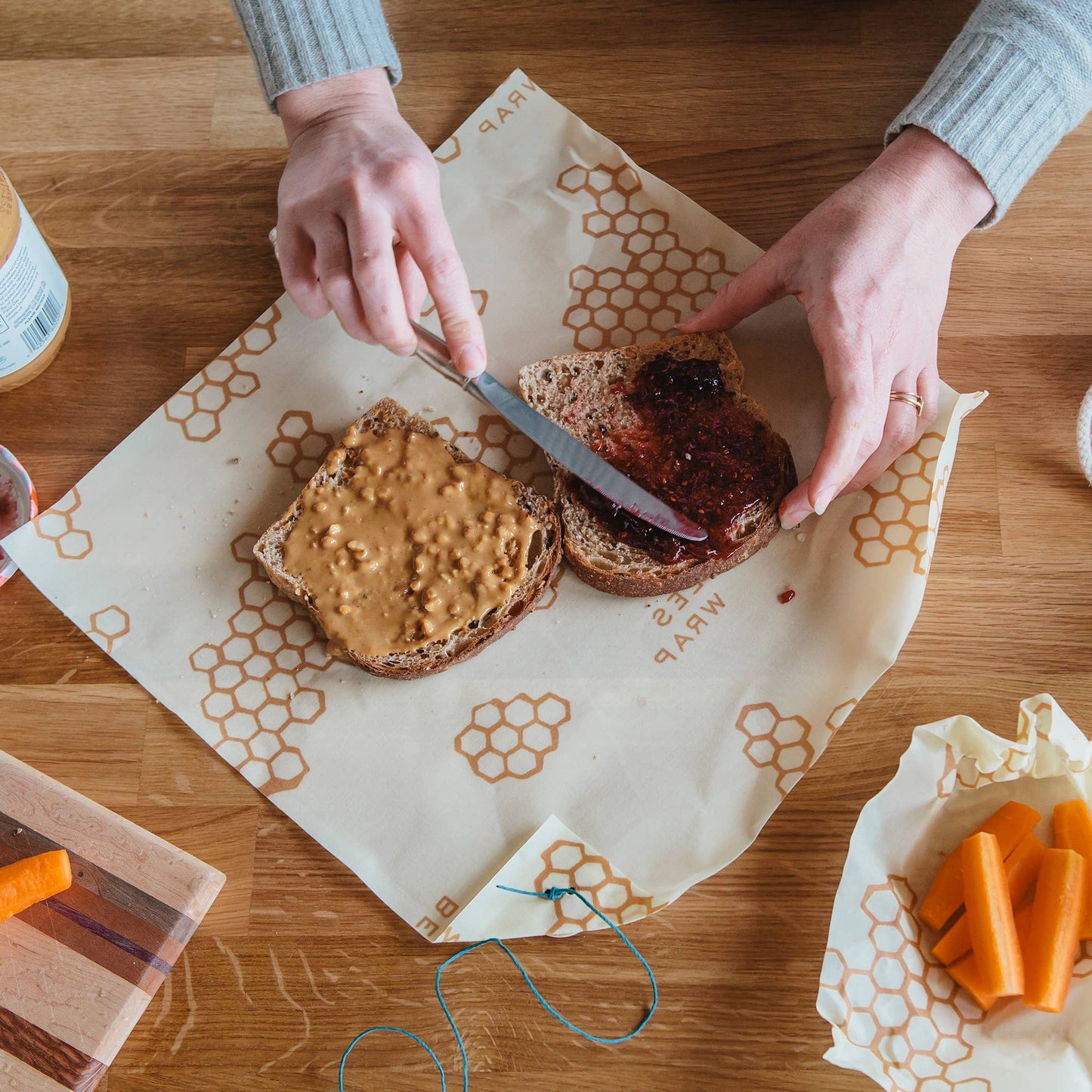 Bee's Wrap - Sandwich Wrap - Honeycomb