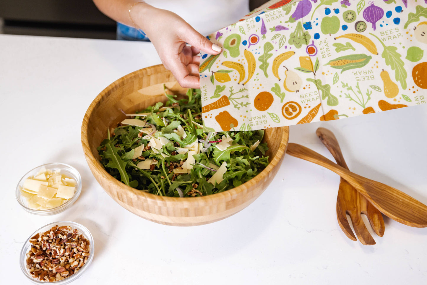 Bee's Wrap Plant-Based Food Wrap - Garden Party - Assorted 3 Pack