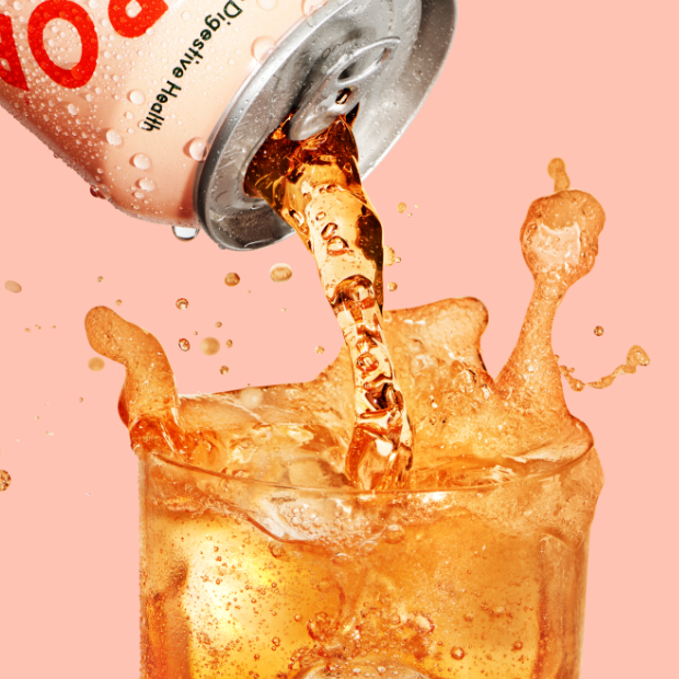 Olipop Strawberry Vanilla Prebiotic Natural Soda