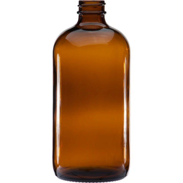 16 oz Amber Glass Bottle