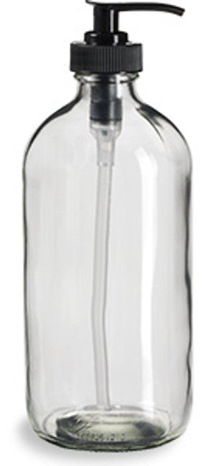 16 oz Glass Pump Bottle
