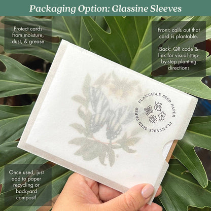Monarch Butterfly Plantable Wildflower Seed Card