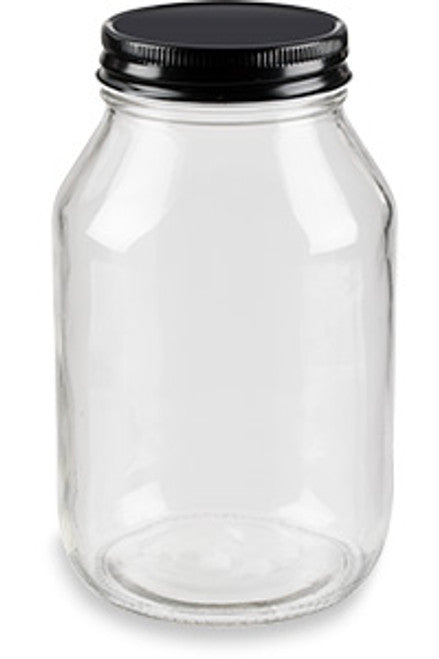 32 oz Glass Jar w/ Lid