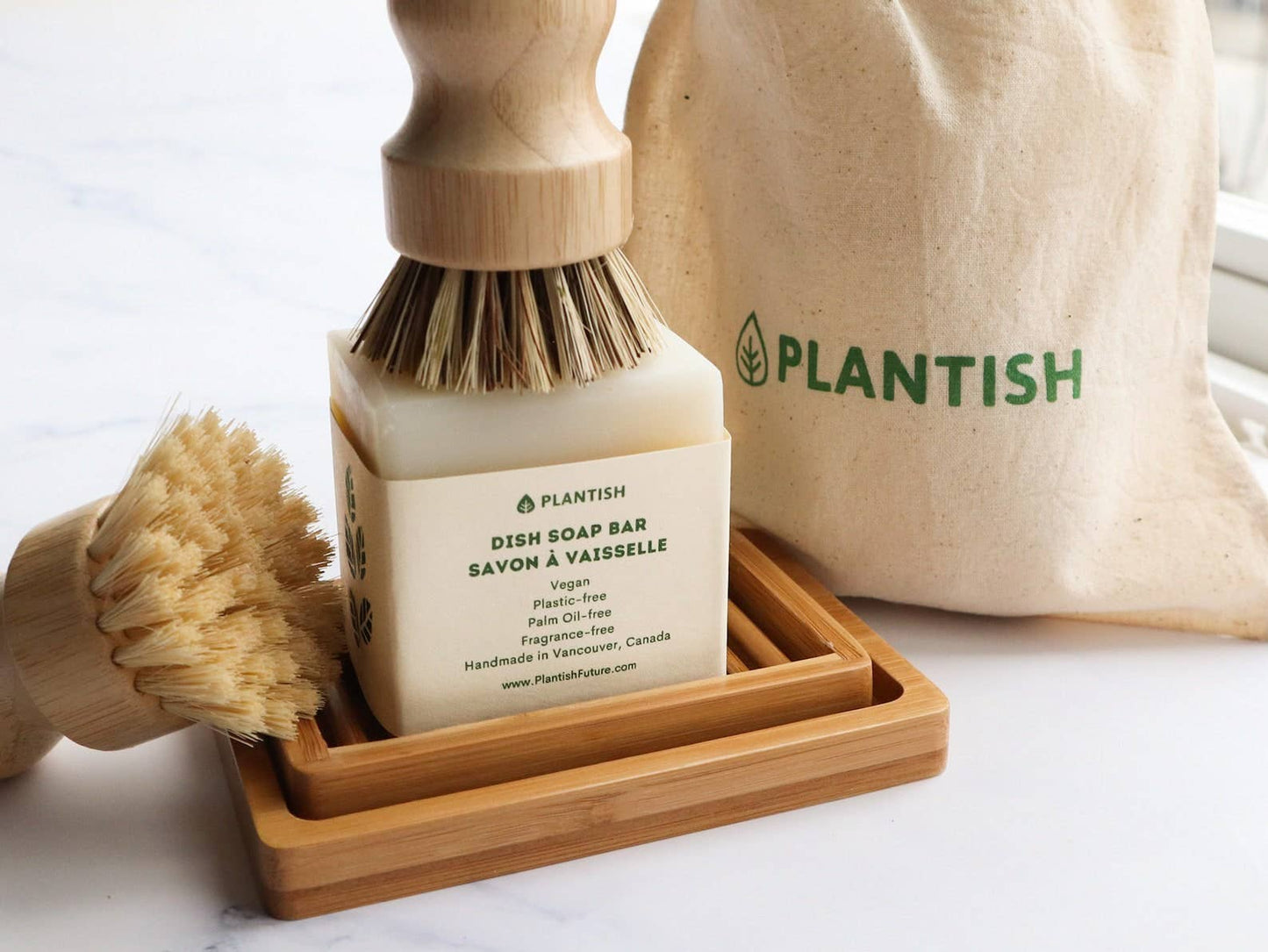 Solid Dish Soap Bar (8oz) - Replaces 3+ plastic bottles of dish soap