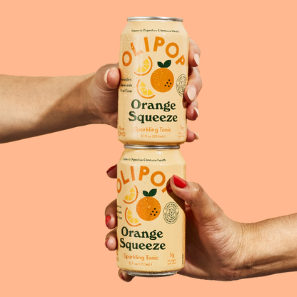 Olipop Orange Squeeze Prebiotic Natural Soda