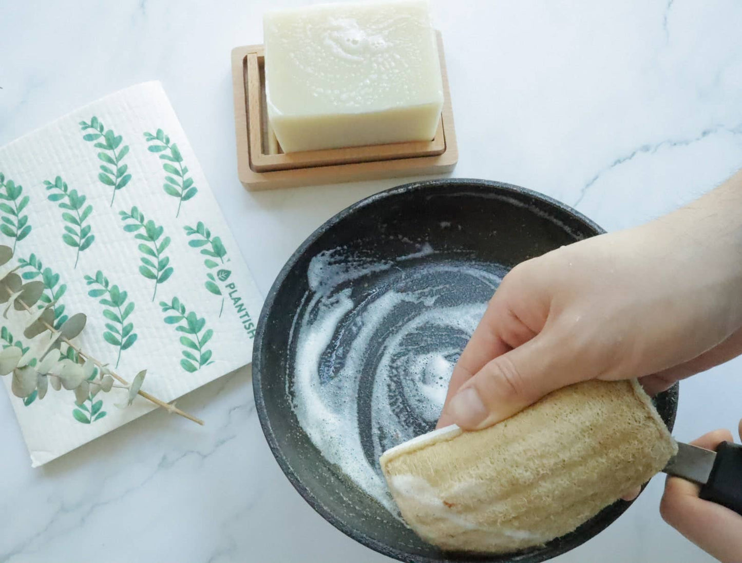 Eco Dish Sponge: Plastic-Free & Compostable