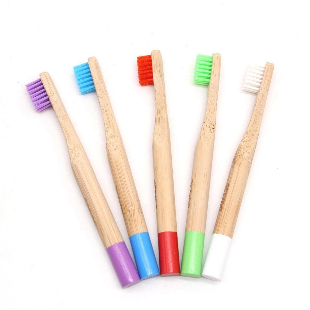 Bamboo Kid's Toothbrush - Purple
