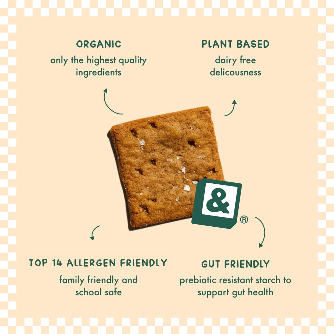 Organic Sea Salt Crackers by Fair & Square