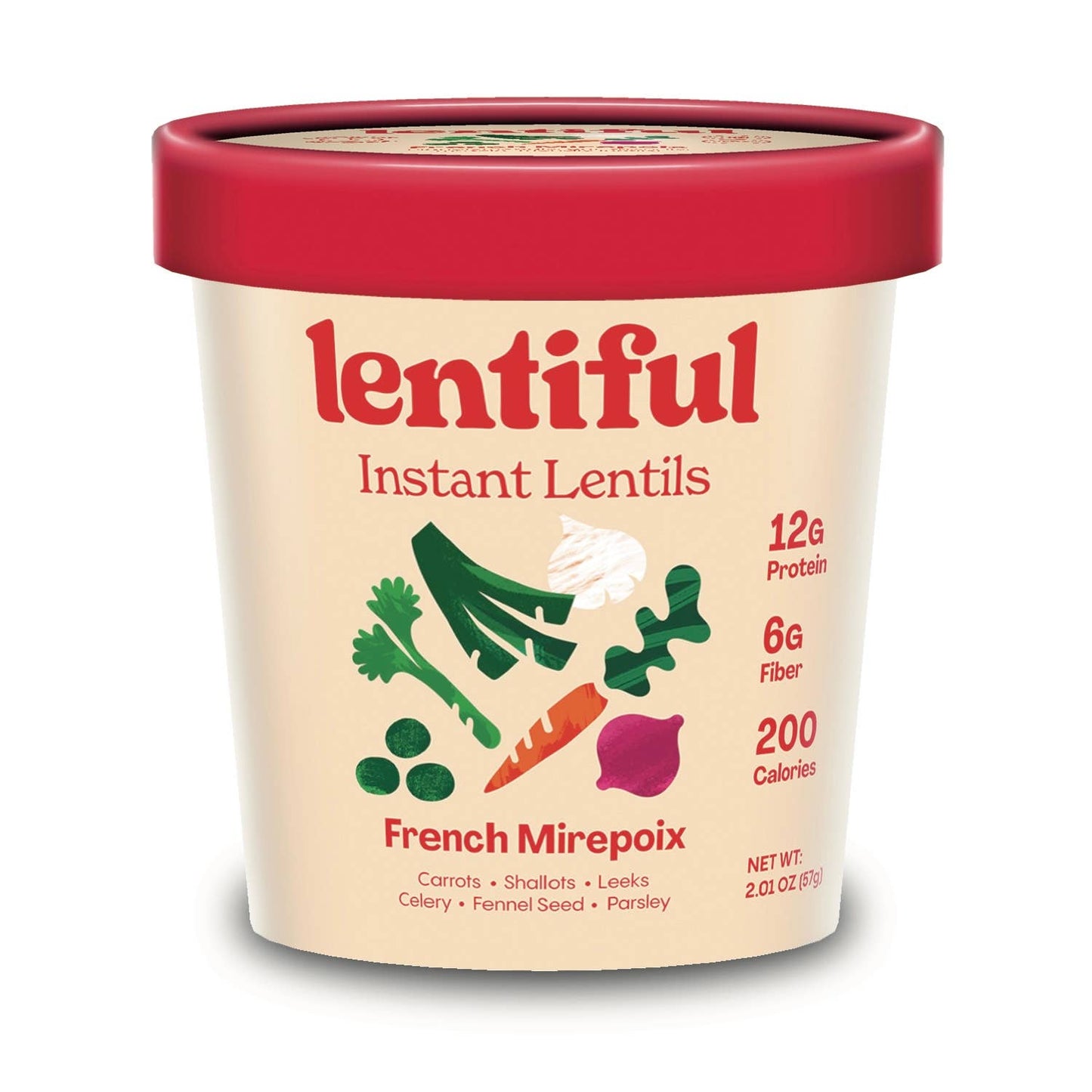French Mirepoix Instant Lentils