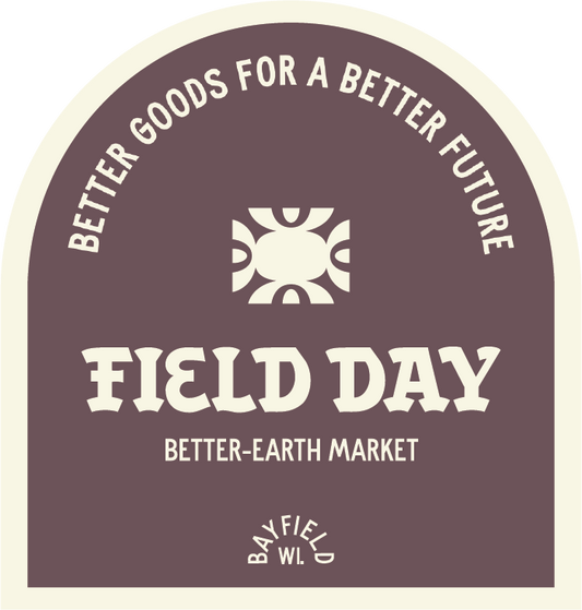Field Day Arch Purple & White Sticker