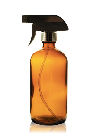 16 oz Amber Glass Trigger Spray Bottle