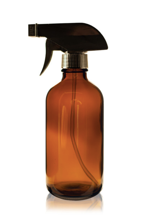 8 oz Amber Glass Trigger Spray Bottle