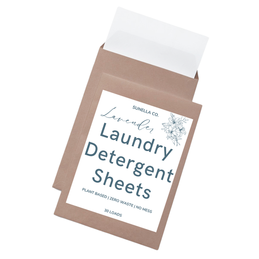 Eco-friendly Laundry Detergent Sheets: 30 Loads