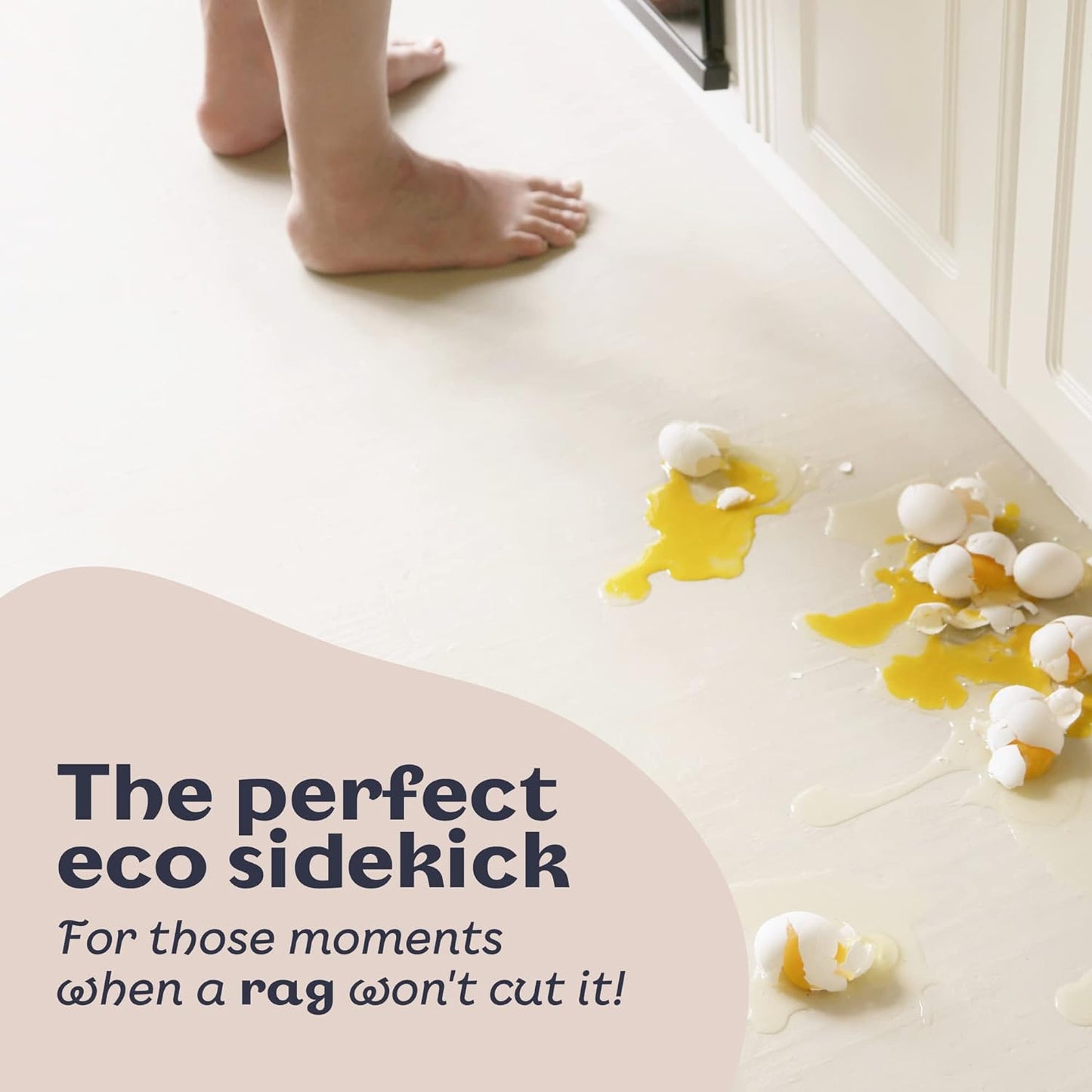 Eco-Friendly Tree-Free Bamboo Paper Towels (8 Rolls) by Betterway