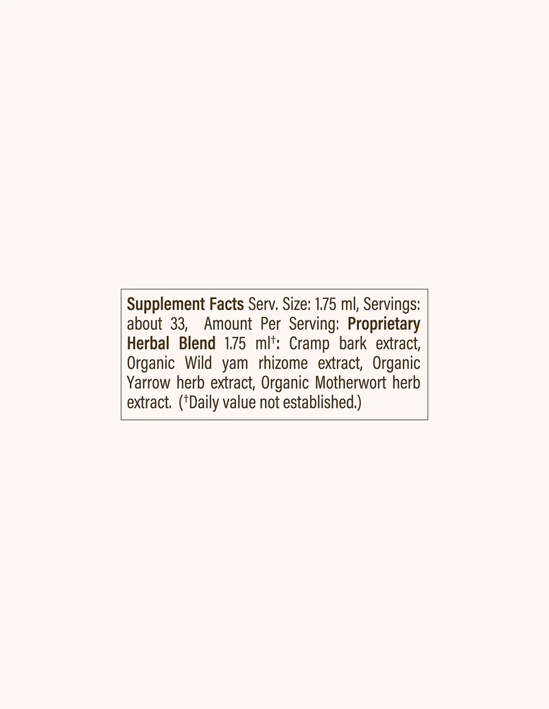 Cramp Control Tincture by Wooden Spoon Herbs