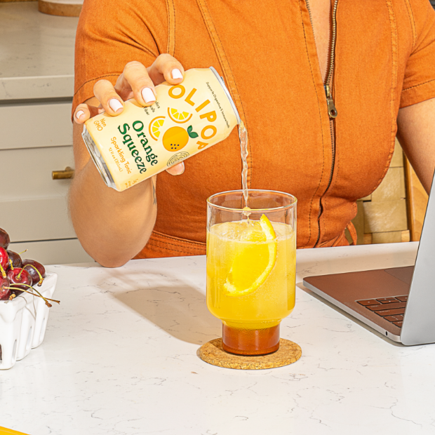 Olipop Orange Squeeze Prebiotic Natural Soda