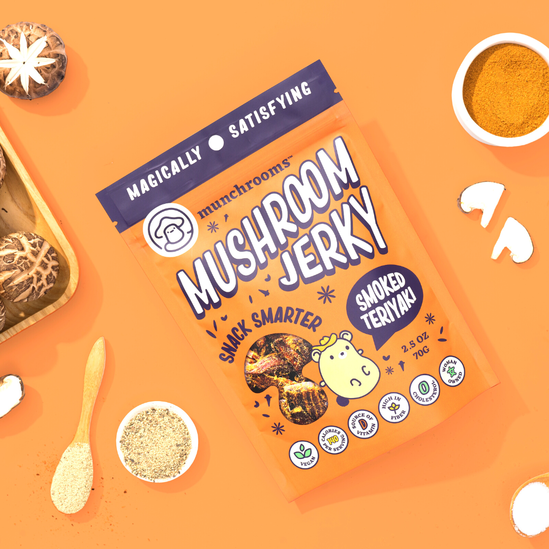 Smoked Teriyaki Mushroom Jerky by munchrooms