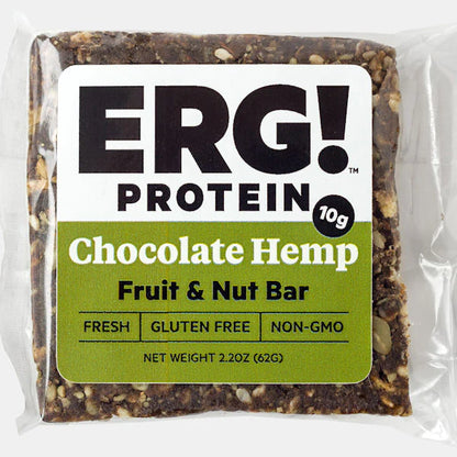 Chocolate Hemp ERG! Energy Bar
