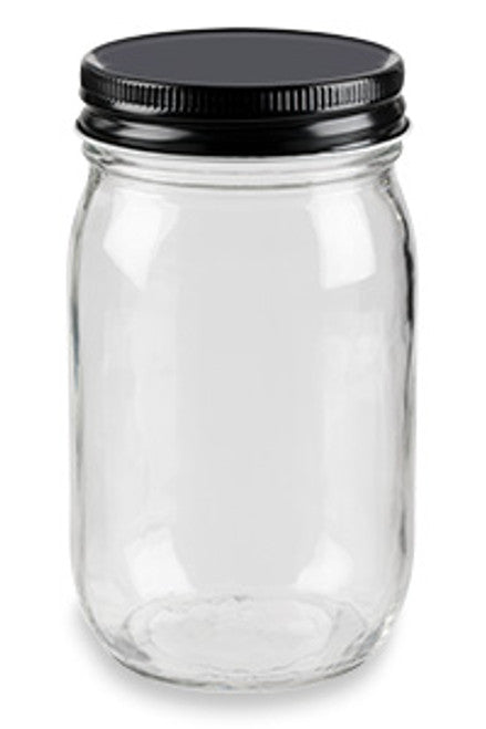 16 oz Glass Jar w/ Lid