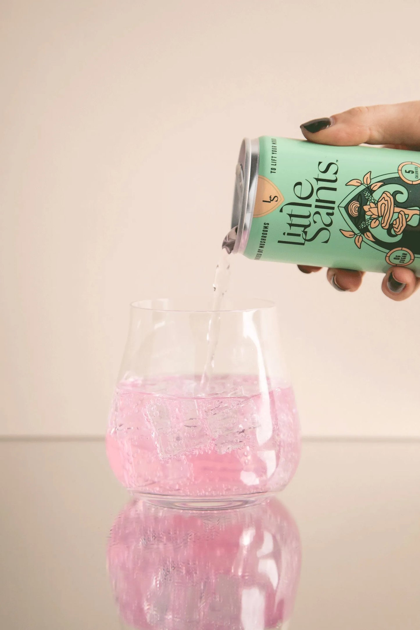 Non-Alcoholic Paloma Mocktail by Little Saints