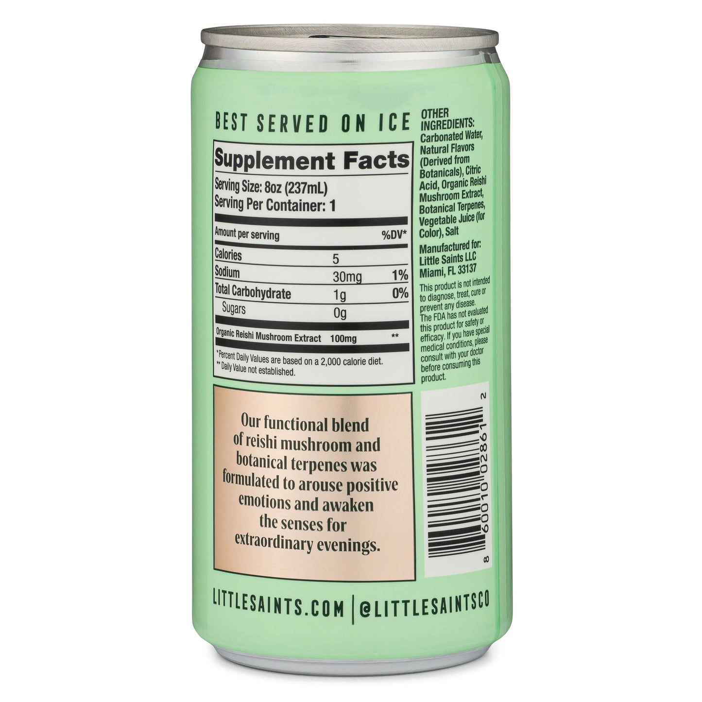 Non-Alcoholic Paloma Mocktail by Little Saints