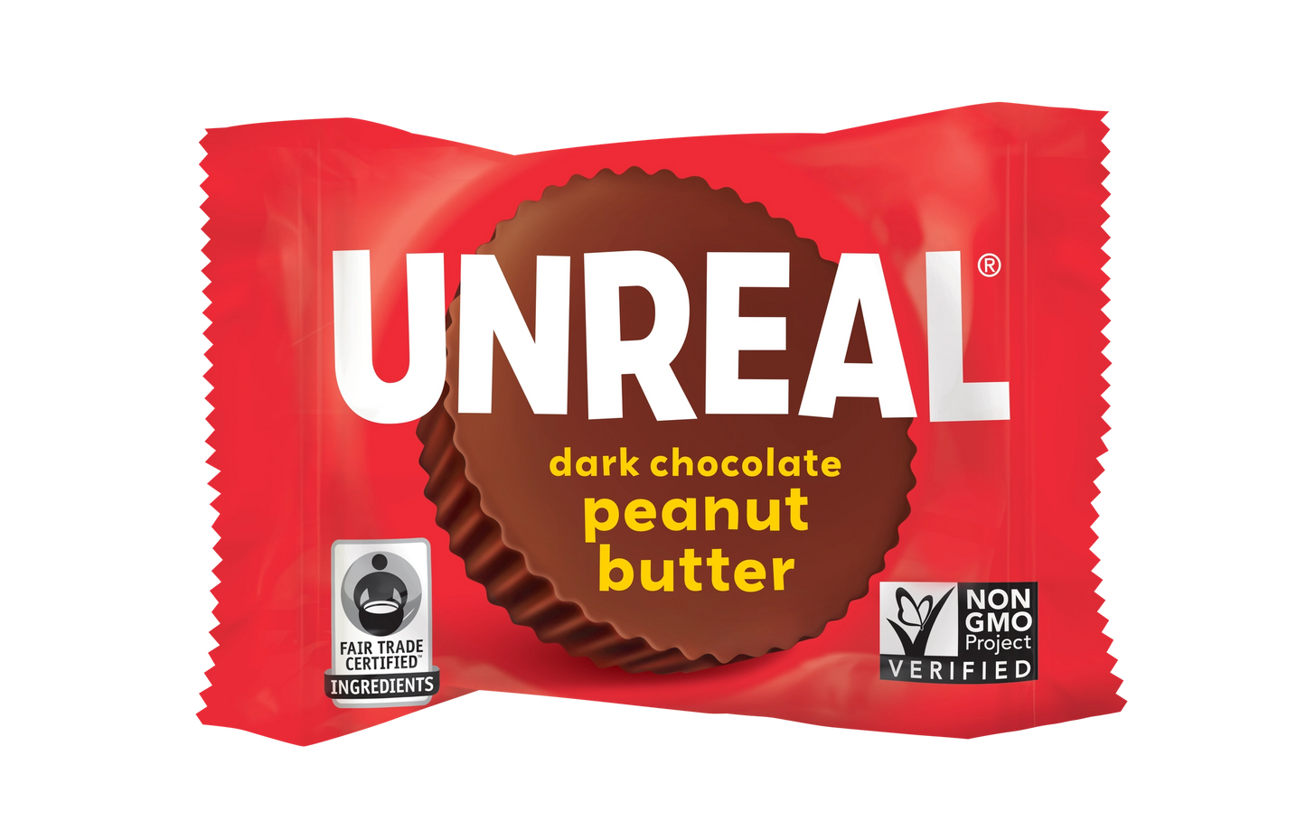 Dark Chocolate Peanut Butter Cups (Low Sugar, Organic Ingredients) - Snack Size by UNREAL