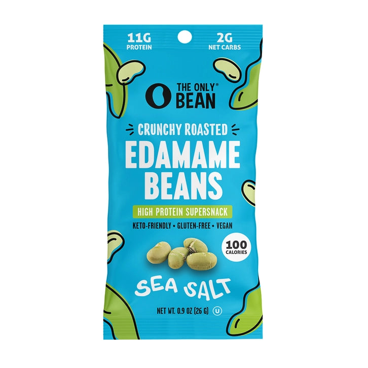 Crunchy Roasted Edamame (Sea Salt) - Healthy Snacks, Keto
