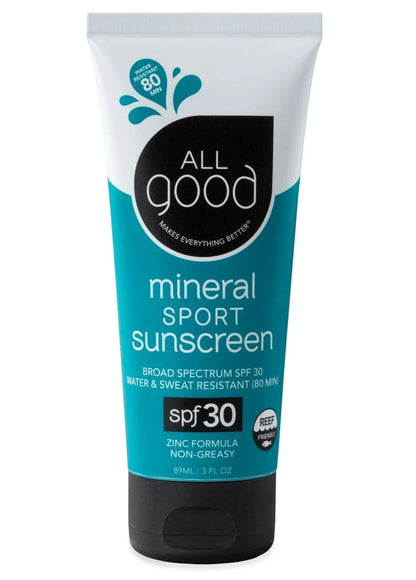 Sport Mineral Sunscreen Lotion w/ Organic Ingredients - SPF 30 by All Good Body Care - Bulk Refill