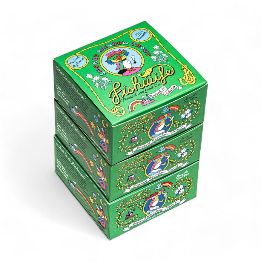 Smoked Rainbow Trout Tinned Fish by Fishwife