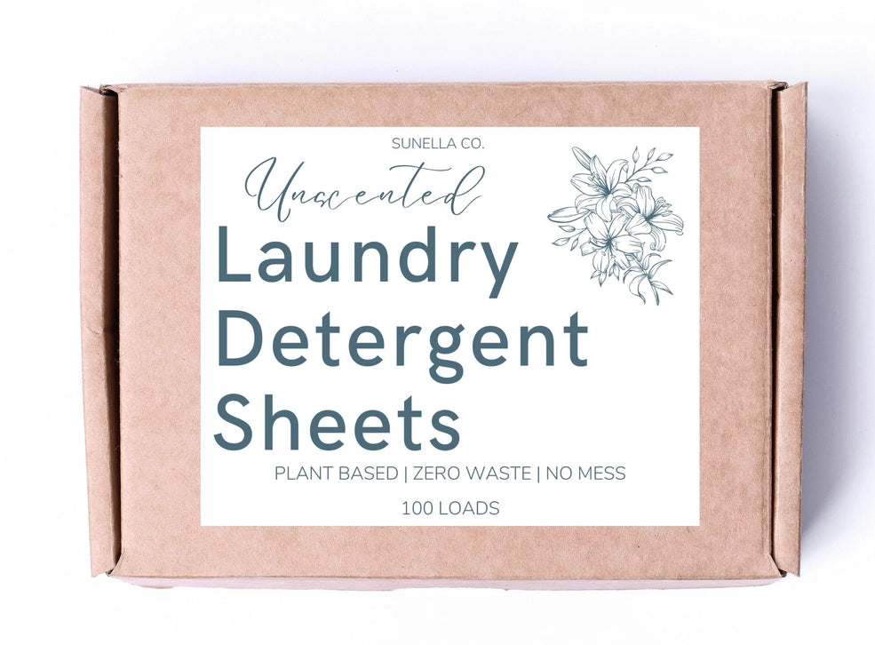 Laundry Detergent Sheets: Unscented