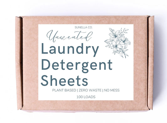 Laundry Detergent Sheets: Unscented