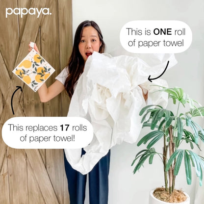 Reusable Paper Towels by Papaya Reusables