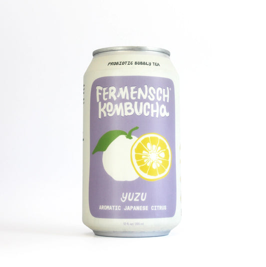 Yuzu Japanese Citrus Kombucha by Fermensch Kombucha