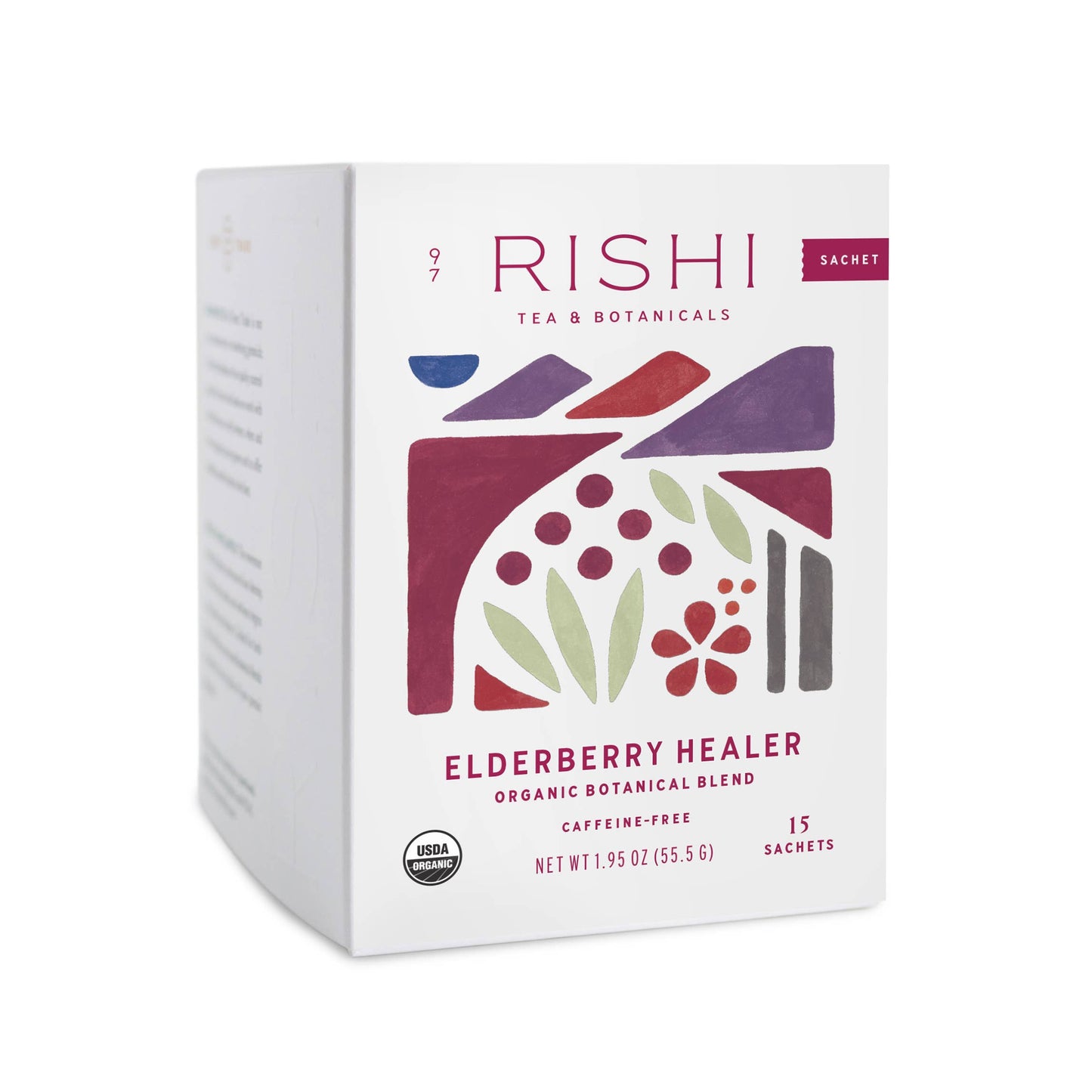 Elderberry Healer Organic Herbal Tea Sachets by Rishi Tea