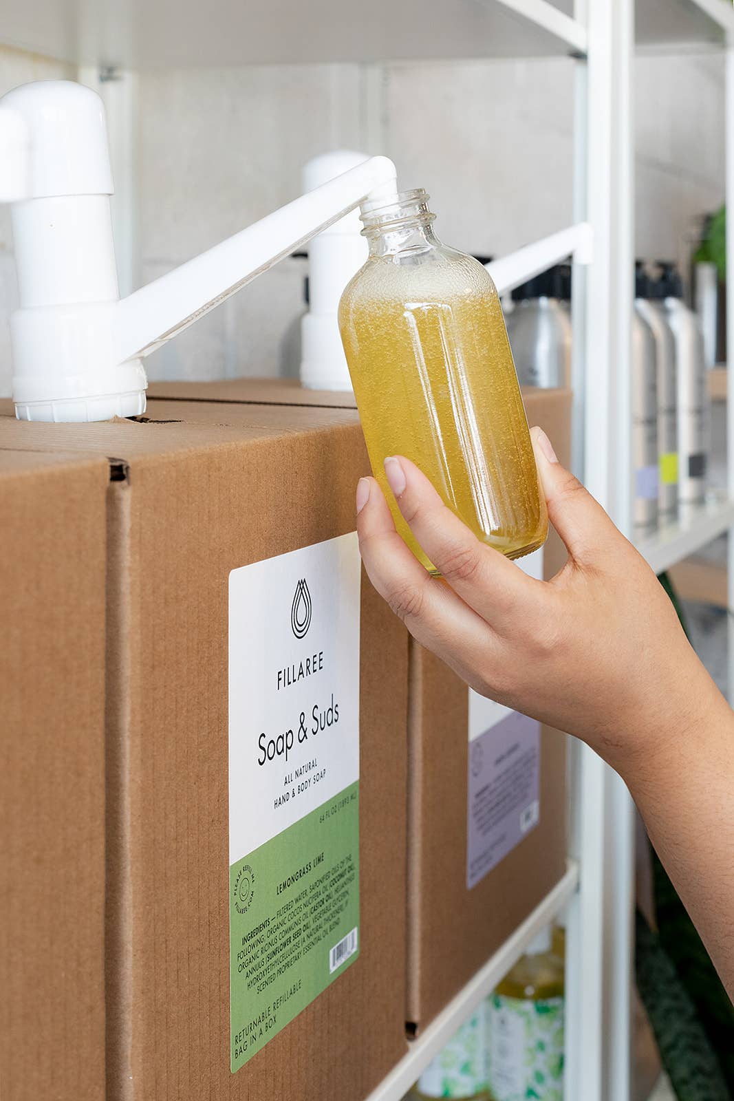 Biodegradable Hand Soap - Lemon Lavender - Bulk Refill