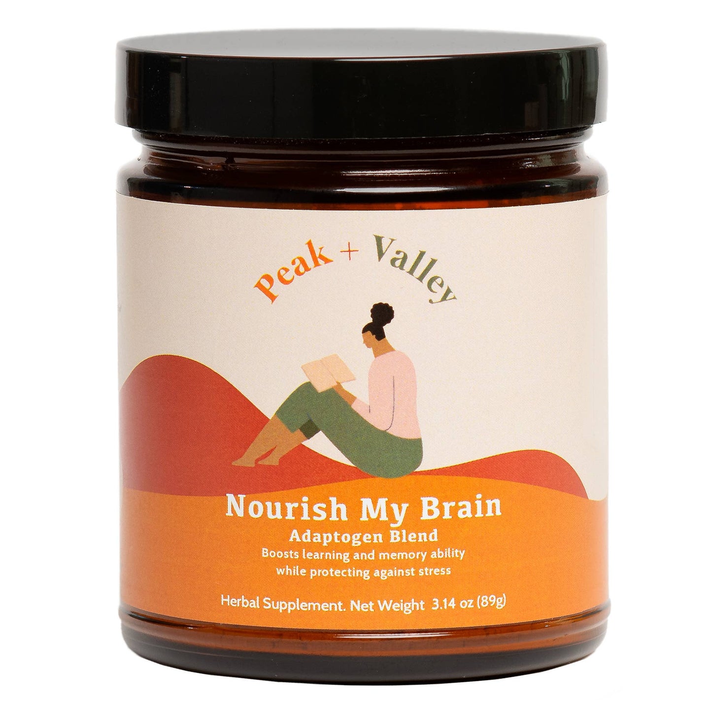Nourish My Brain Adaptogen Blend Supplement by Peak and Valley