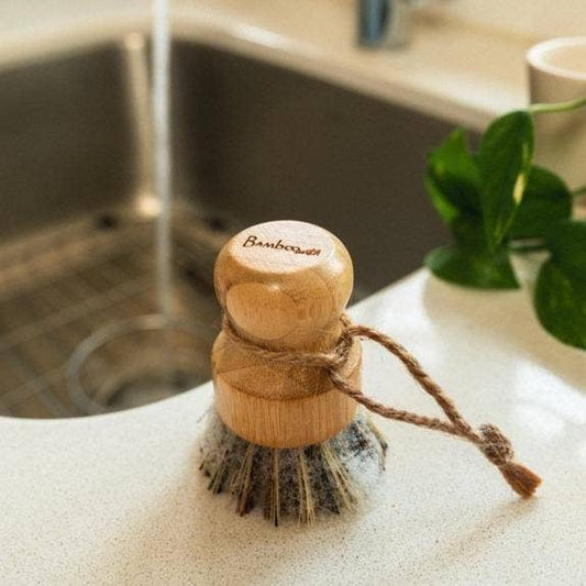 Bamboo Plastic-Free Pot Scrubber