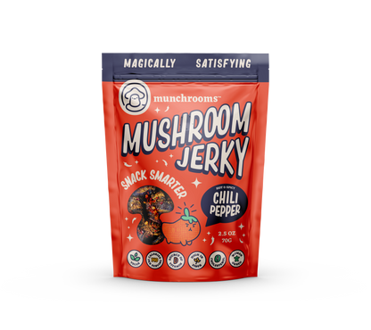 Hot + Spicy Chili Pepper Mushroom Jerky by munchrooms