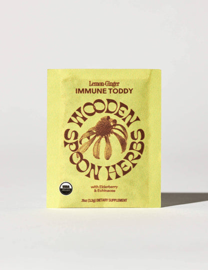 Lemon-Ginger Immune Toddy Sachets by Wooden Spoon Herbs