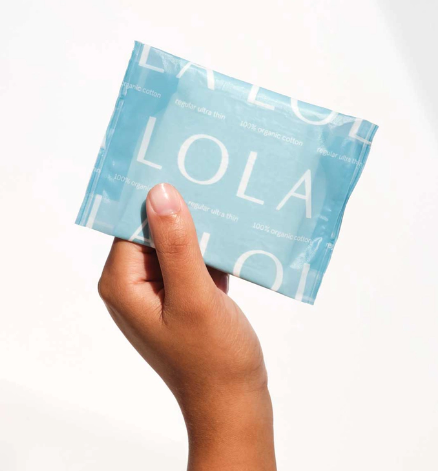 20ct Ultra Thin Organic Cotton Pads w/ Wings - Regular - by Lola