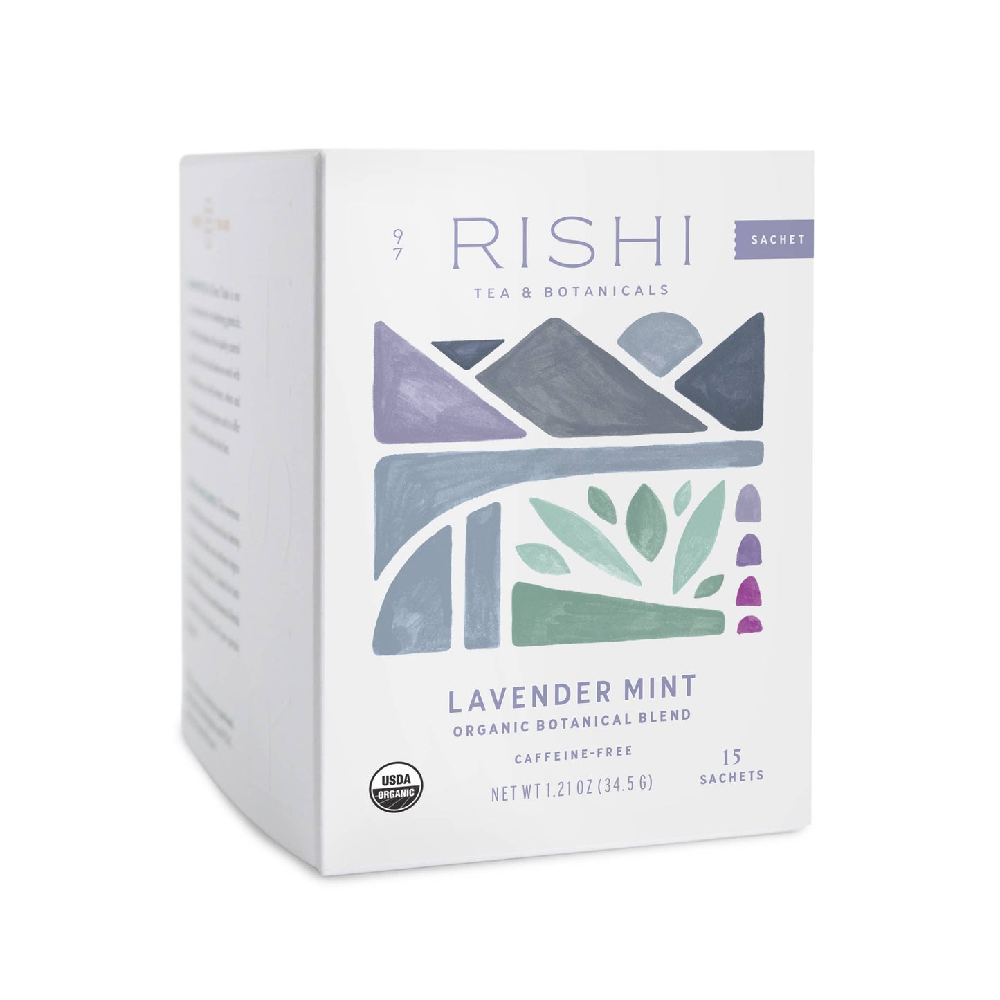 Lavender Mint Organic Herbal Tea Sachets by Rishi Tea
