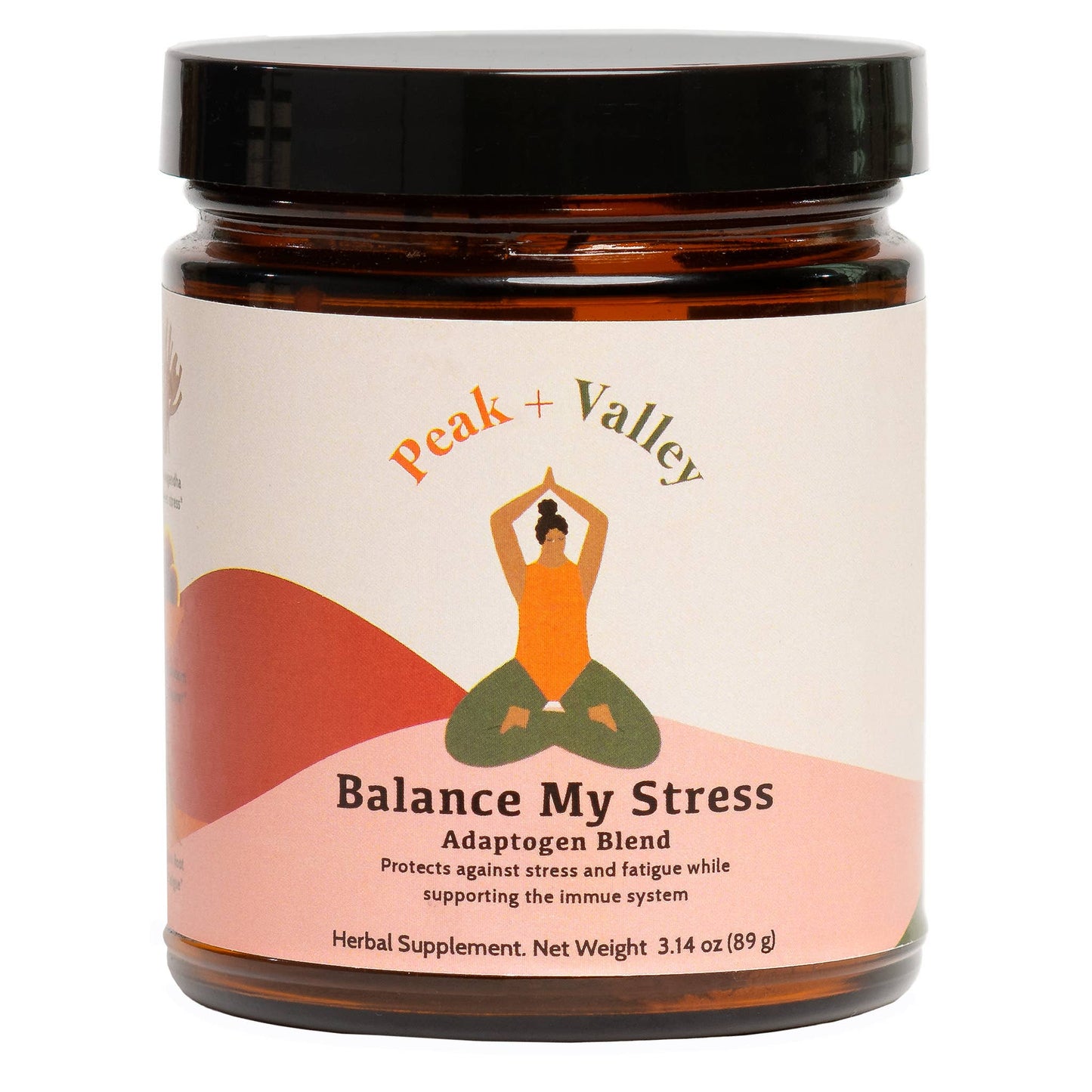 Balance My Stress Adaptogen Blend Supplements by Peak and Valley