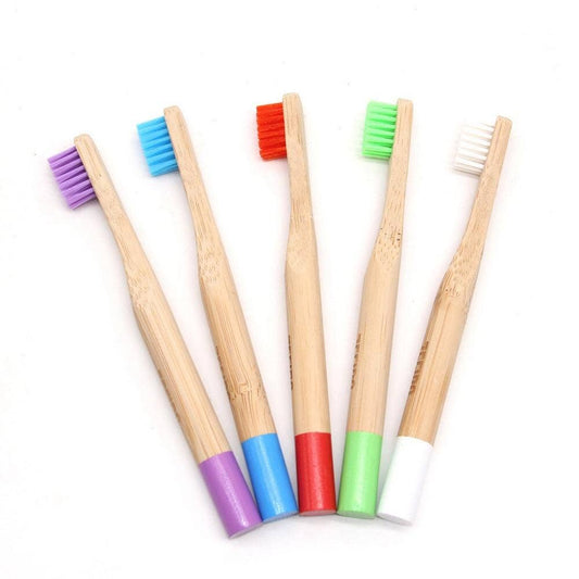 Bamboo Kid's Toothbrush - Red