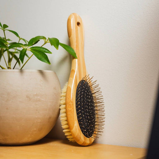 Bamboo Dog & Pet Grooming Brush