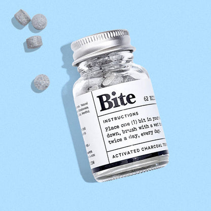 Mint Charcoal Toothpaste Bits - Plastic-Free & Zero Waste