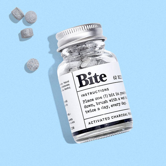 Mint Charcoal Toothpaste Bits - Plastic-Free & Zero Waste