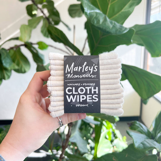 Reusable Organic Cloth Wipes (12 pack)