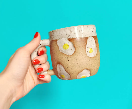 Fried Egg Mug: 12 oz by Osso Ceramics