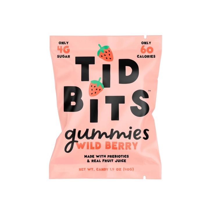 Healthy(ish) Gummy Candy - Low Sugar, Prebiotics, Fruit Juices - by Tidbits