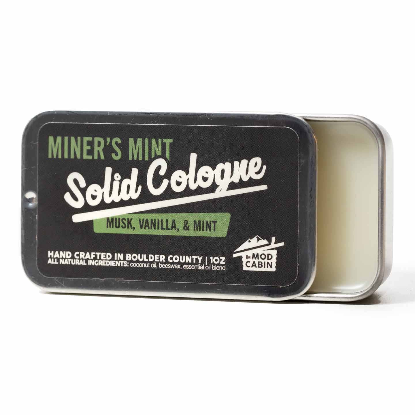 Solid Cologne - Miner's Mint - by The Mod Cabin